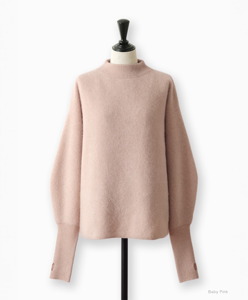Cashmere Fox Boat Neck Baby Pink/ベイビーピンク 1(WOMEN)