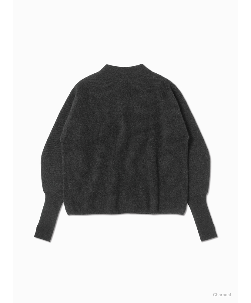 Cashmere Fox Boat Neck Charcoal/チャコール 1(WOMEN)
