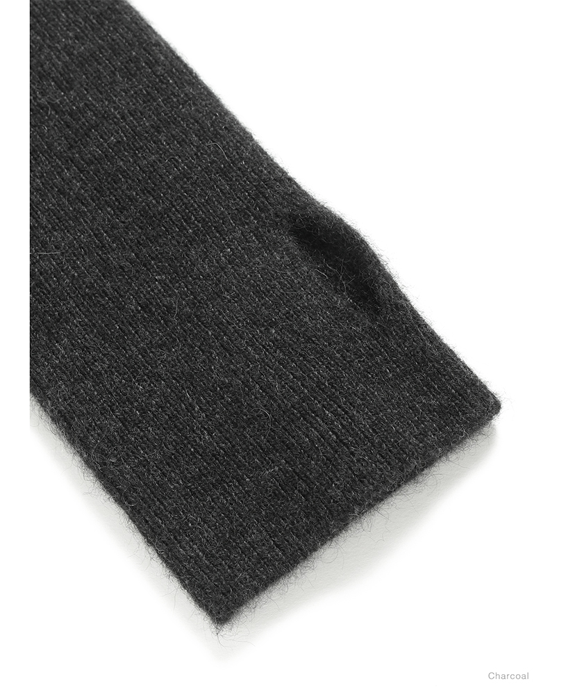 Cashmere Fox Boat Neck Charcoal/チャコール 1(WOMEN)