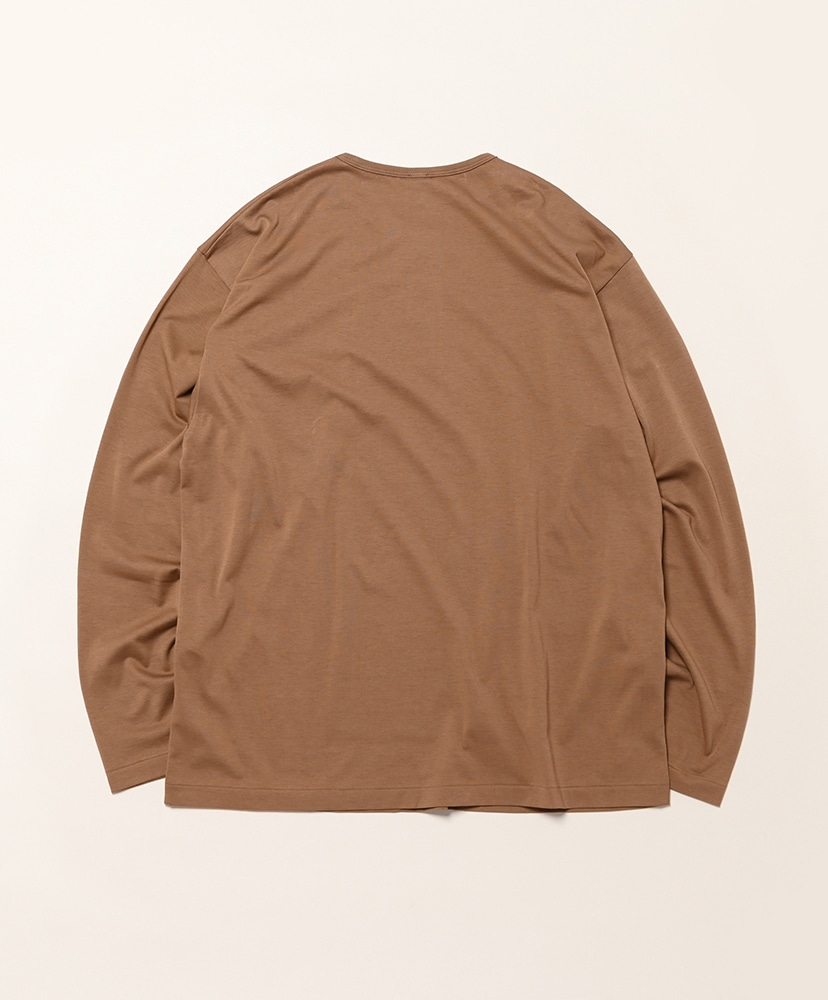 Loopless TENJIKU Henly Neck Long Sleeve T-shirt Camel/キャメル 1(MEN)