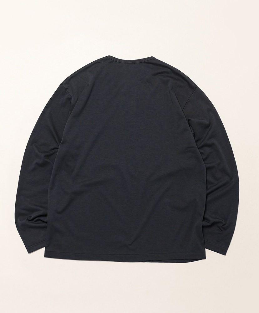 Loopless TENJIKU Henly Neck Long Sleeve T-shirt Navy/ネイビー 1(MEN)