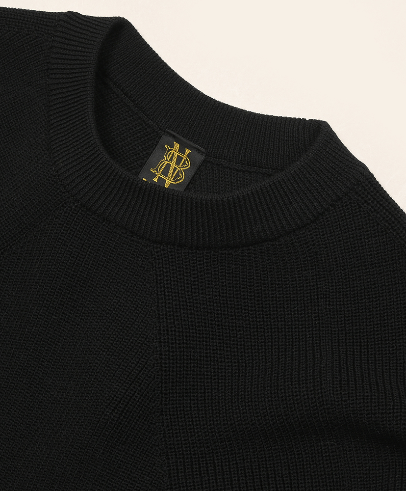 Hard Twist Wool Signature Crew Neck Black/ブラック 1(MEN)