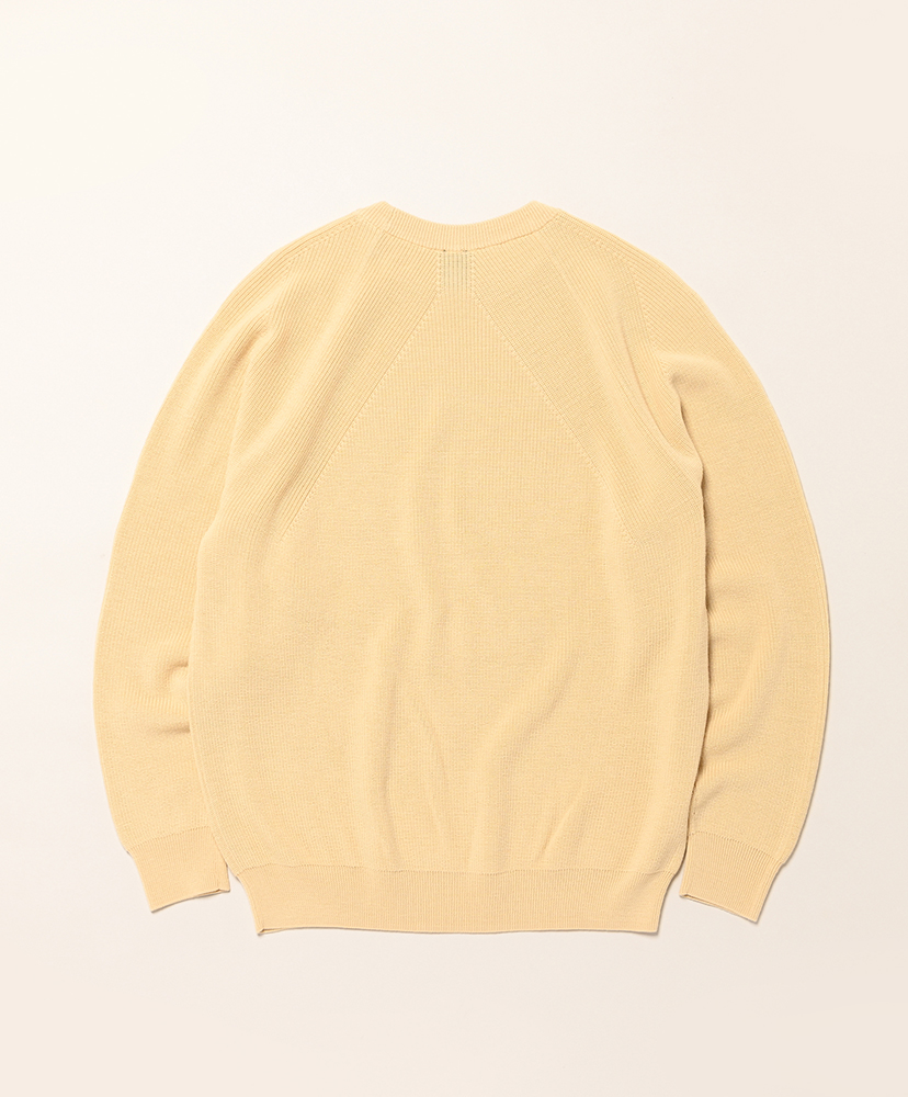 Hard Twist Wool Signature Crew Neck Fall Yellow/フォールイエロー 1(MEN)
