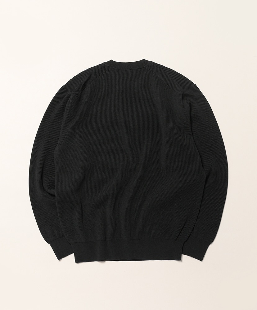Hard Twist Woolrib Crew Neck Black/ブラック 1(MEN)