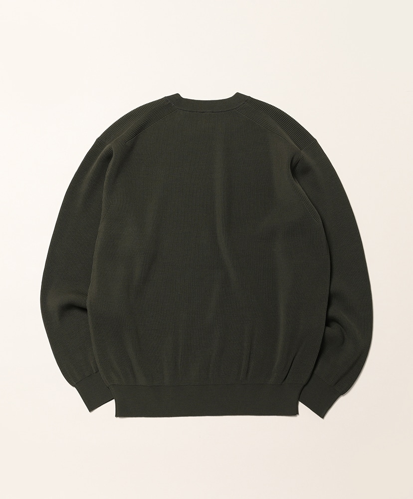 Hard Twist Woolrib Crew Neck Forest/フォレスト 1(MEN)