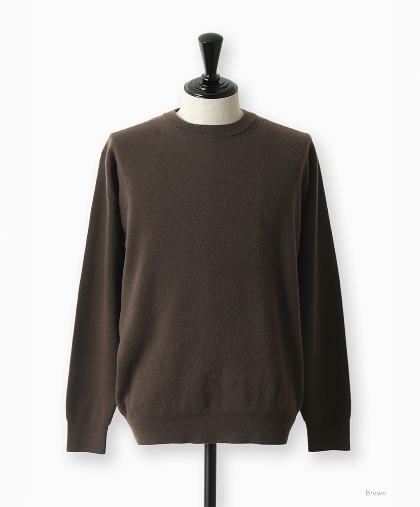 Sunshine Cashmere Crew Neck Brown/ブラウン 1(MEN)
