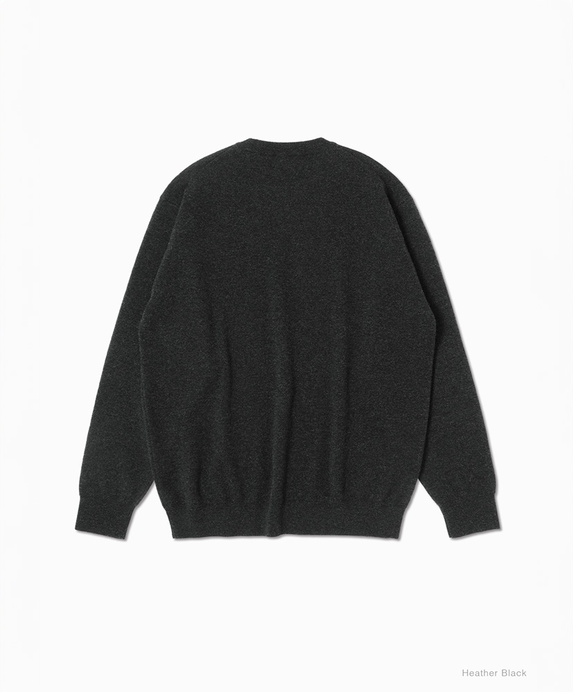 Sunshine Cashmere Crew Neck Heather Black/ヘザーブラック 1(MEN)