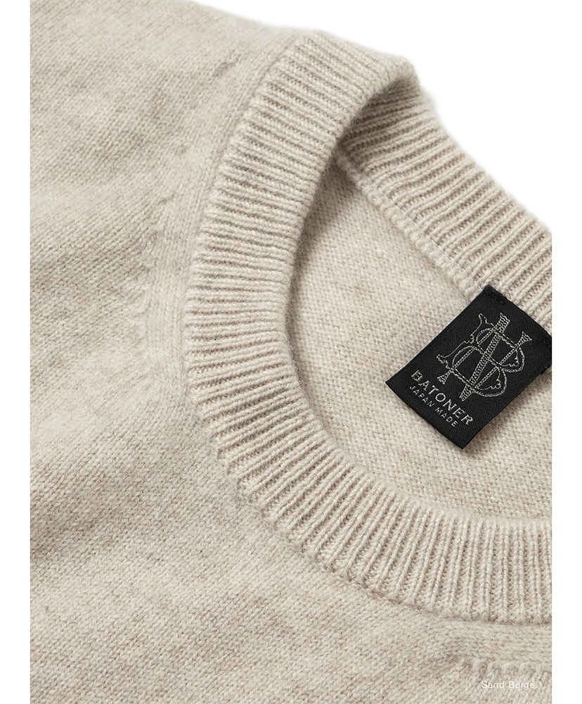 Essential Innocent Cashmere Crew Neck Sand Beige/サンドベージュ 1(UNISEX)
