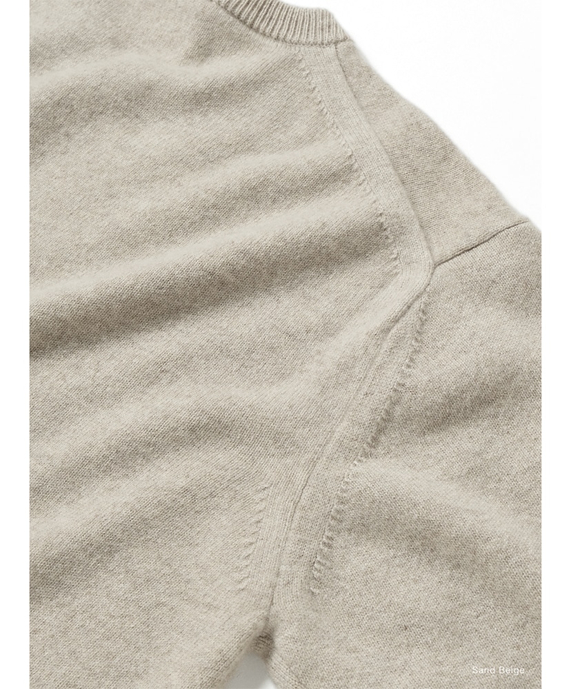 Essential Innocent Cashmere Crew Neck Sand Beige/サンドベージュ 1(UNISEX)