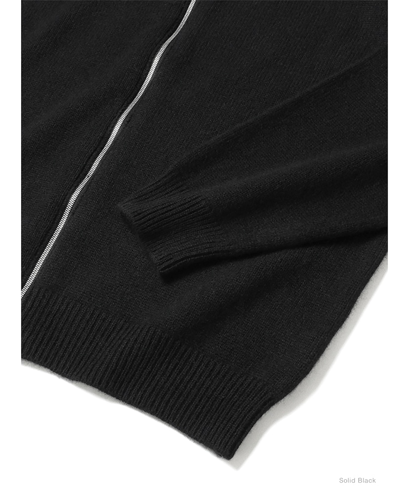 Essential Middle Weight Innocent Cashmere Drivers Knit Solid Black/ソリッドブラック 1(UNISEX)