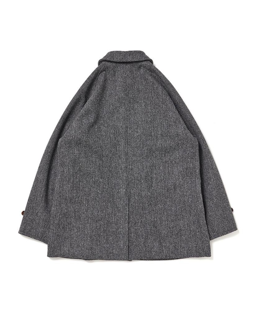 Bal-Car Coat (Harris Tweed) Gray/グレー L(MEN)