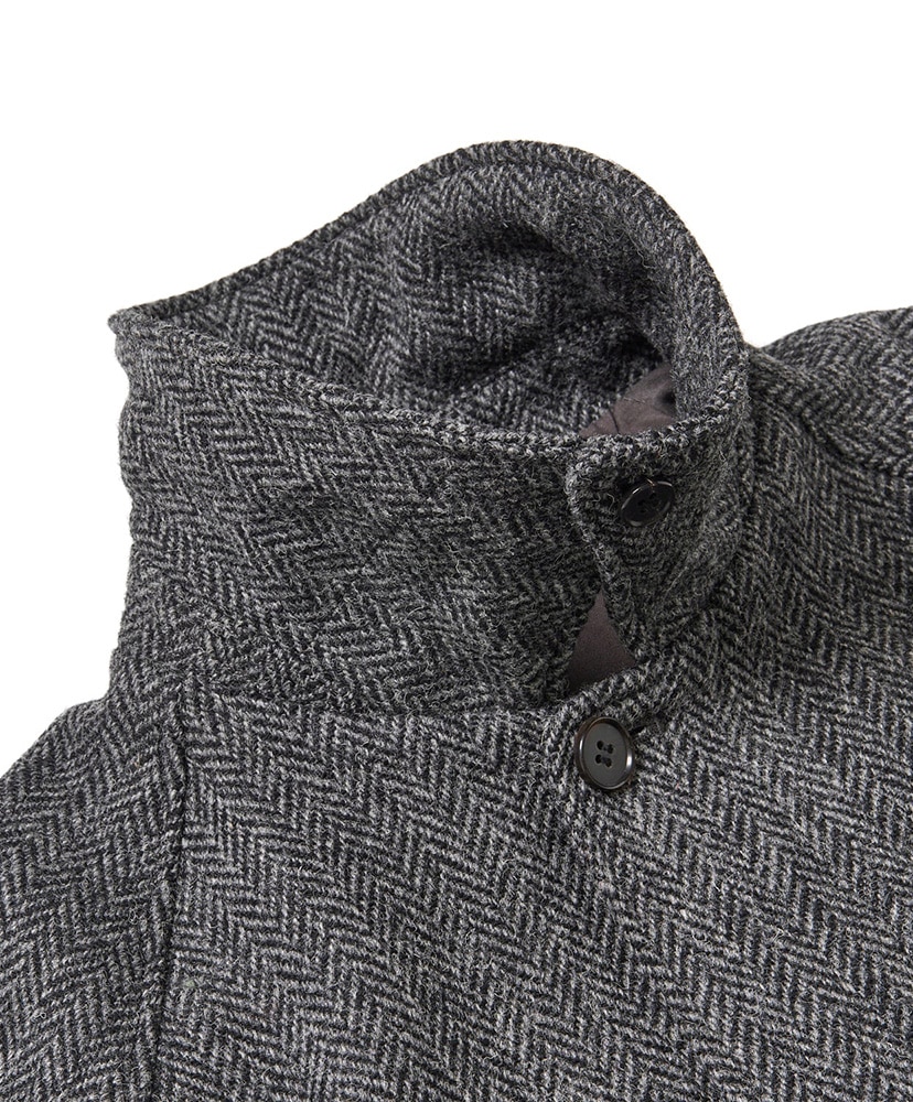 Bal-Car Coat (Harris Tweed) Gray/グレー L(MEN)