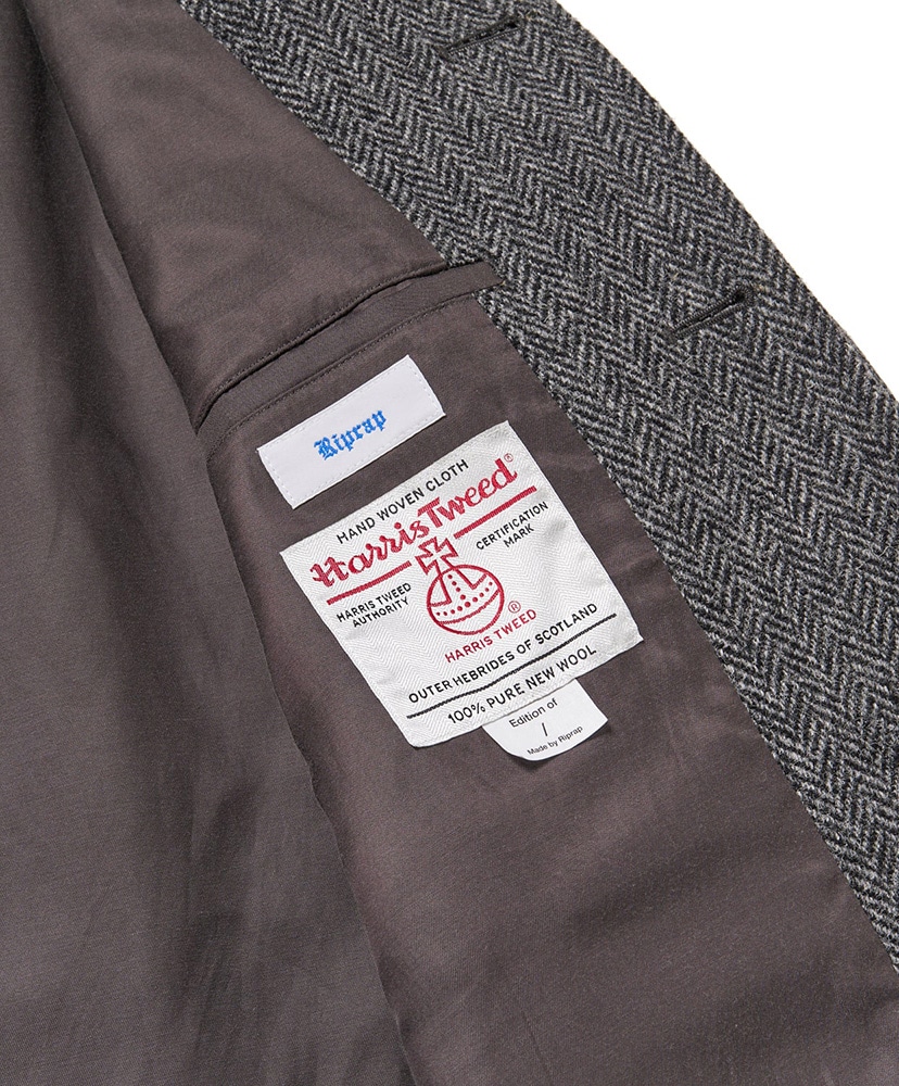 Bal-Car Coat (Harris Tweed) Gray/グレー L(MEN)