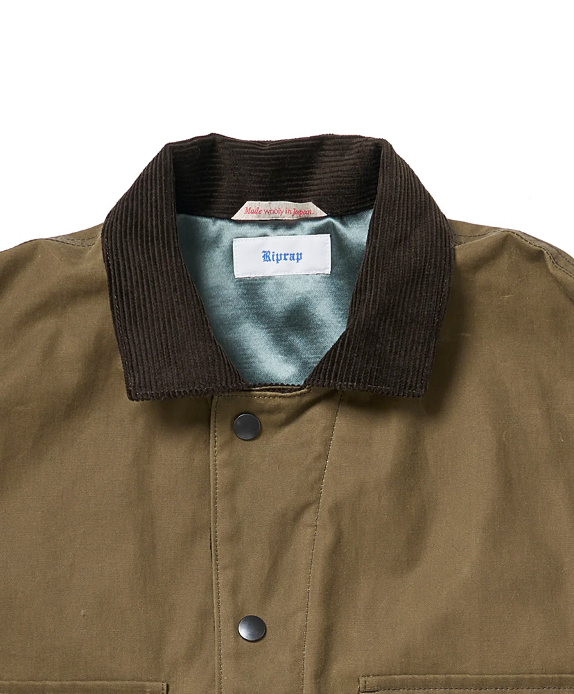 Hunting Jacket  (Millerain Waxed Cotton) Khaki/カーキ L(MEN)