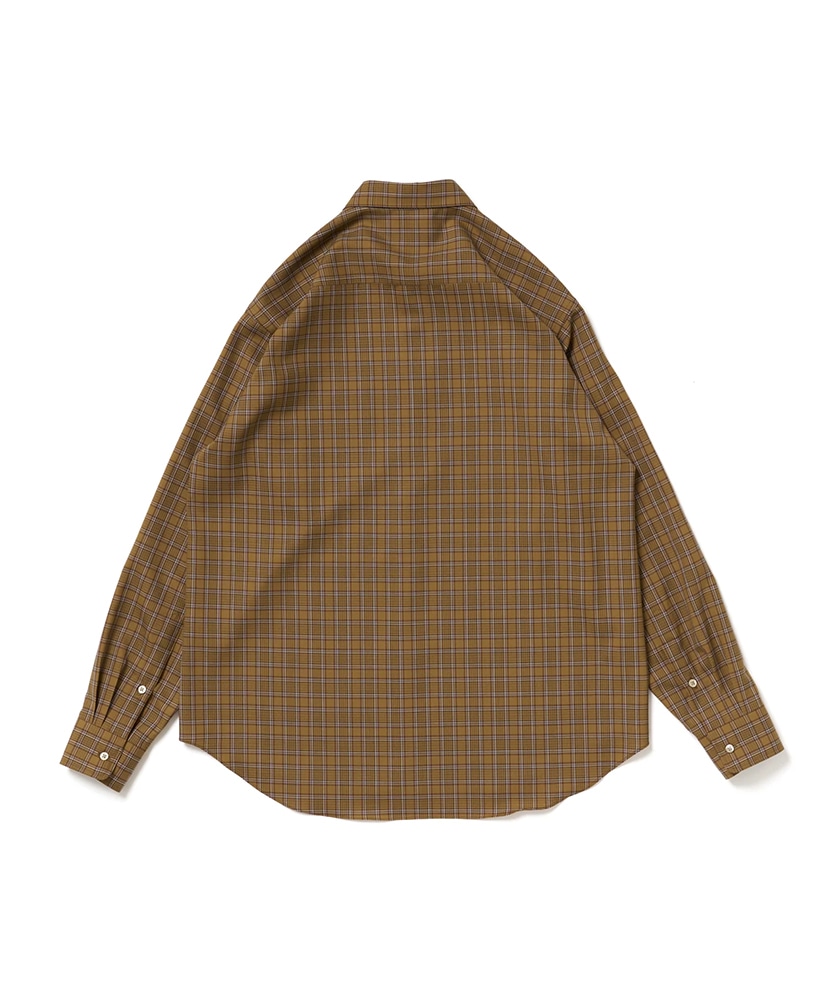 FF Regular Collar SH Brown×Sax/ブラウン×サックス L(MEN)