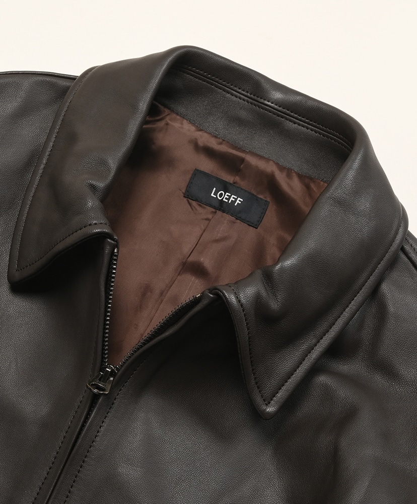 LFU LAMB LT BIKER JK Dark Brown/ダークブラウン 0(WOMEN)
