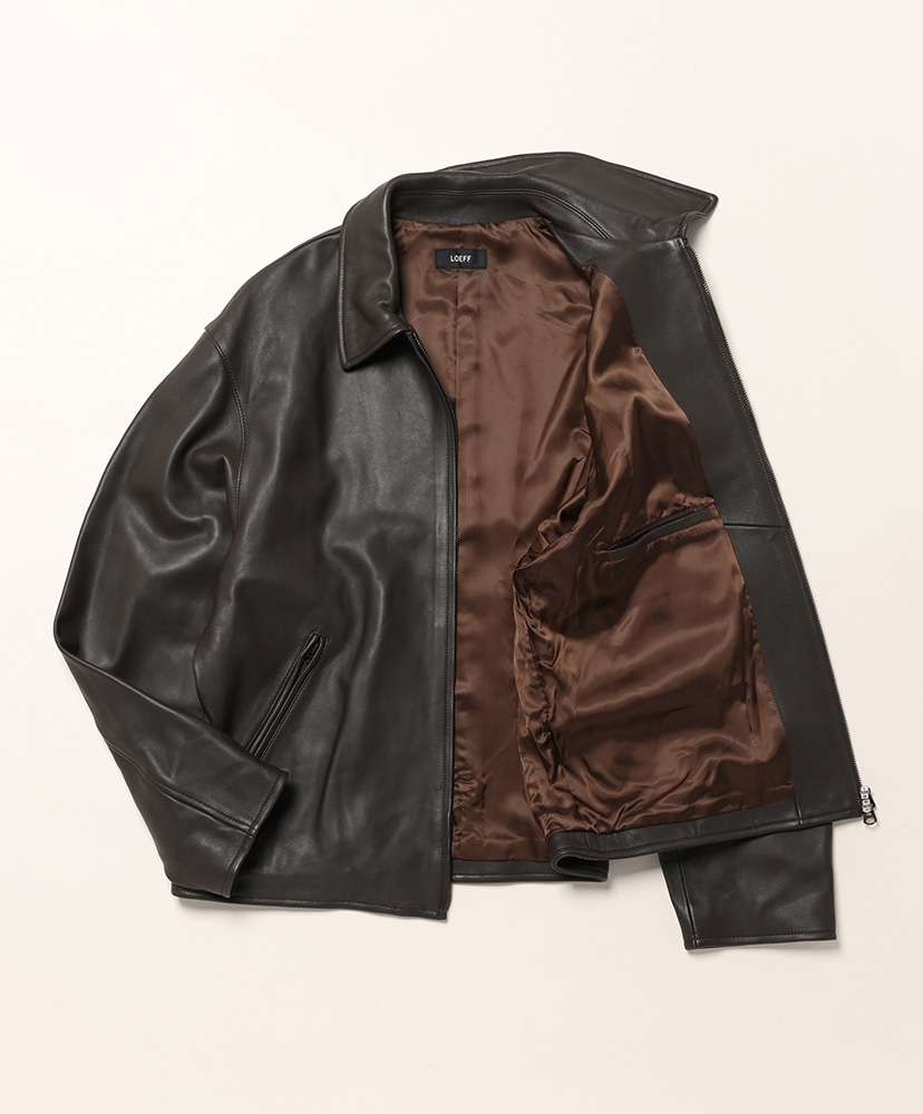 LFU LAMB LT BIKER JK Dark Brown/ダークブラウン 0(WOMEN)