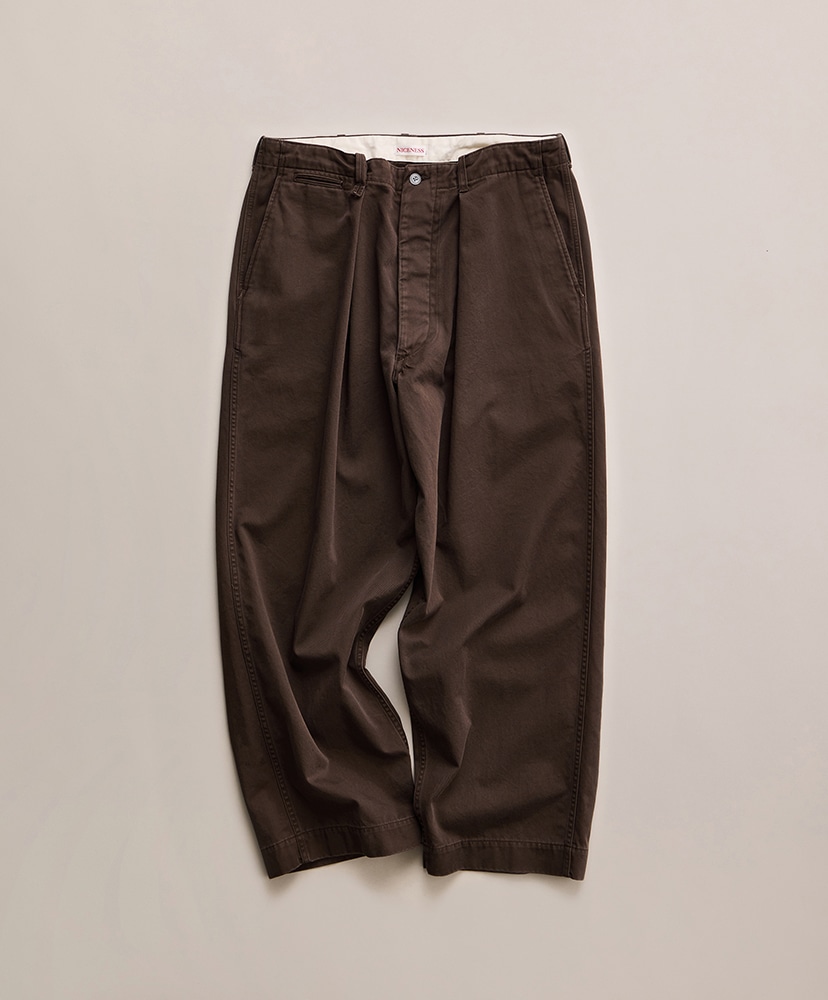 パンツ NICENESS ALBARN Albarn(L(MEN) Brown/ブラウン): NICENESS