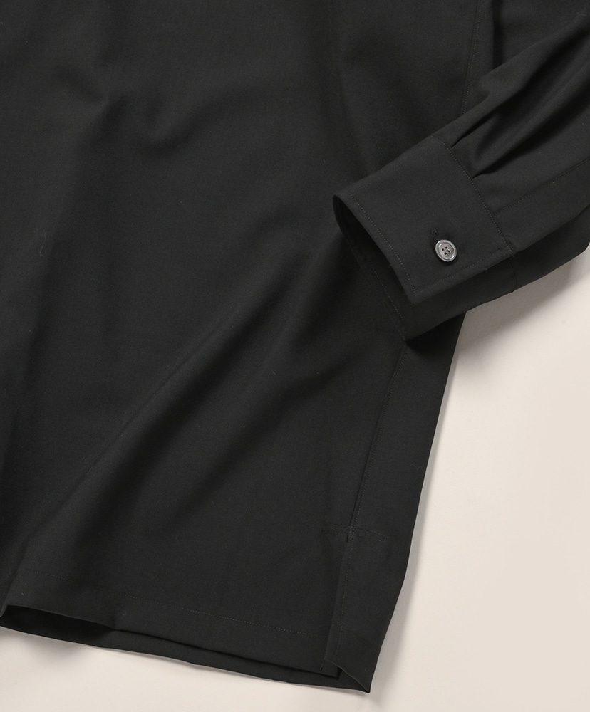Wool Typewriter Shirts Black/ブラック L(MEN)