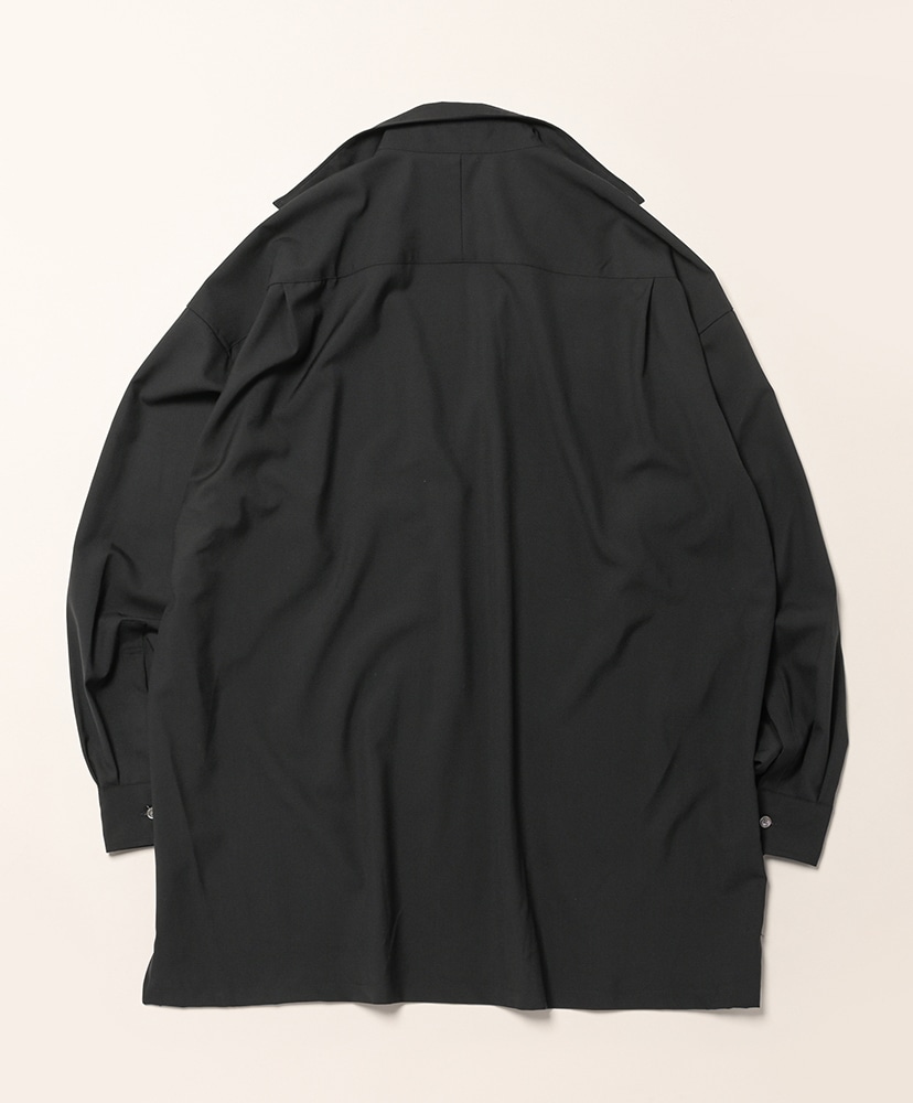 Wool Typewriter Shirts Black/ブラック L(MEN)