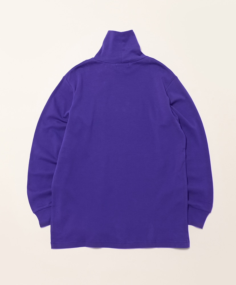 Plain Cotton Turtleneck Purple / パープル L(MEN)