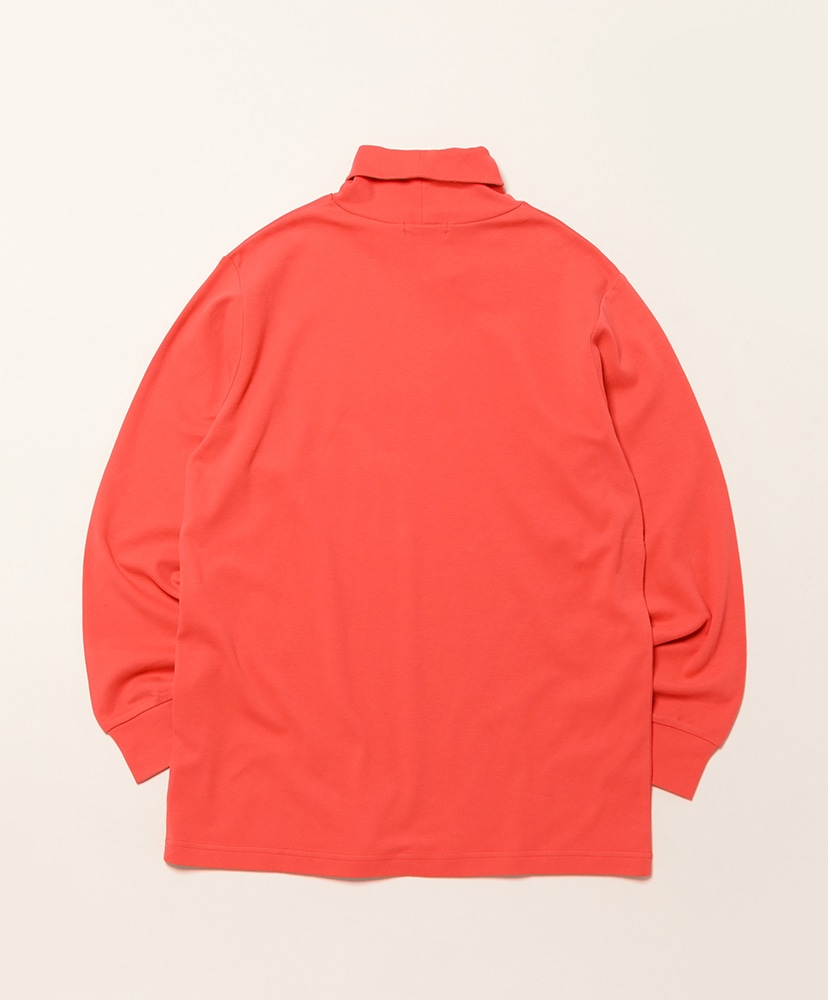 Plain Cotton Turtleneck Red / レッド L(MEN)