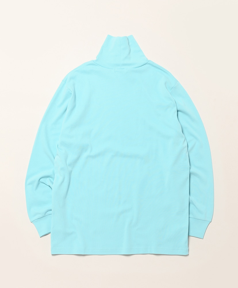 Plain Cotton Turtleneck T.Blue / ティーブルー L(MEN)
