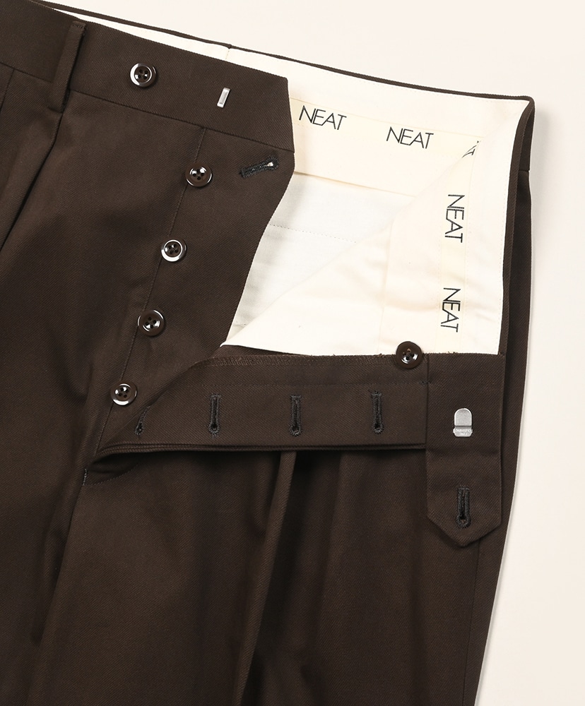 French Cotton Drill Wide Brown/ブラウン 42(MEN)