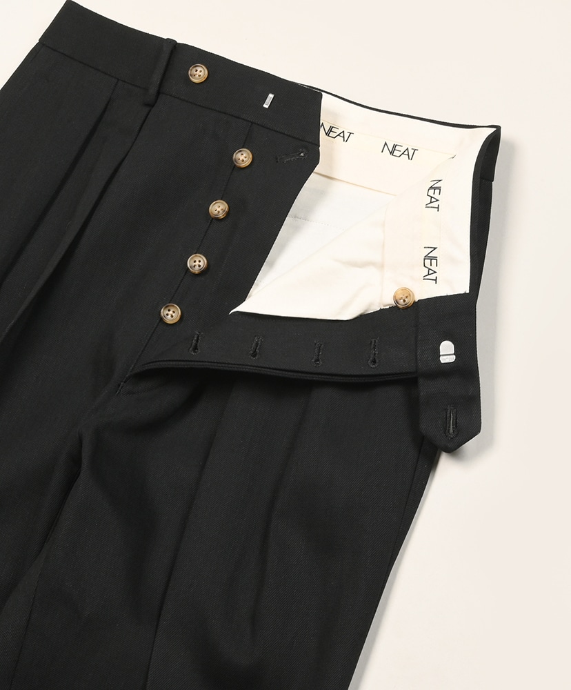 11.5oz Natural Slub Denim Wide Black/ブラック 42(MEN)