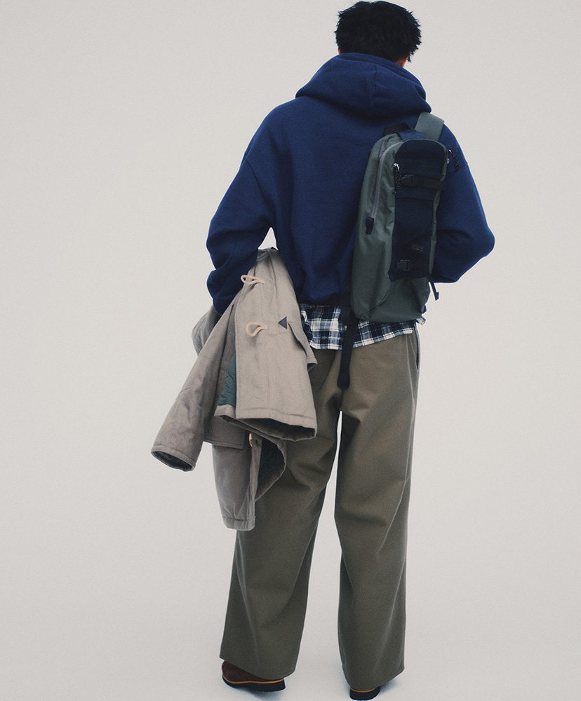 Gourd Backpack Olive×Navy/オリーブ×ネイビー ONE(MEN)