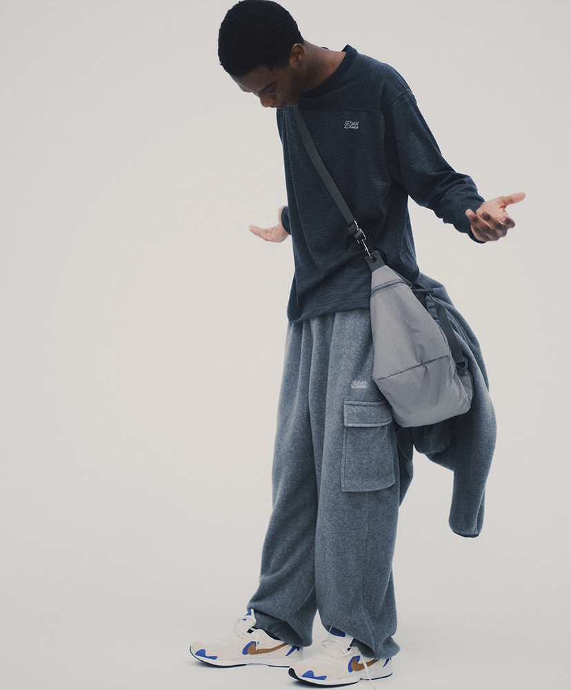 Sports Boston Bag Gray/グレー ONE(MEN)