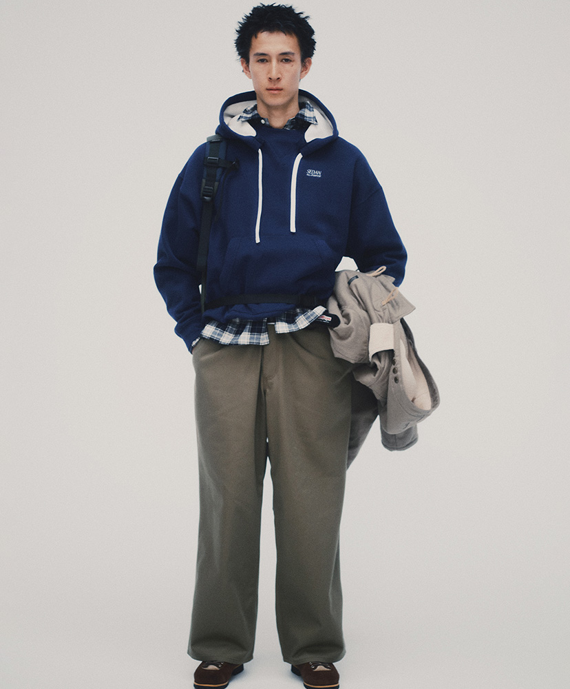 After Hoodie Navy/ネイビー L(MEN)