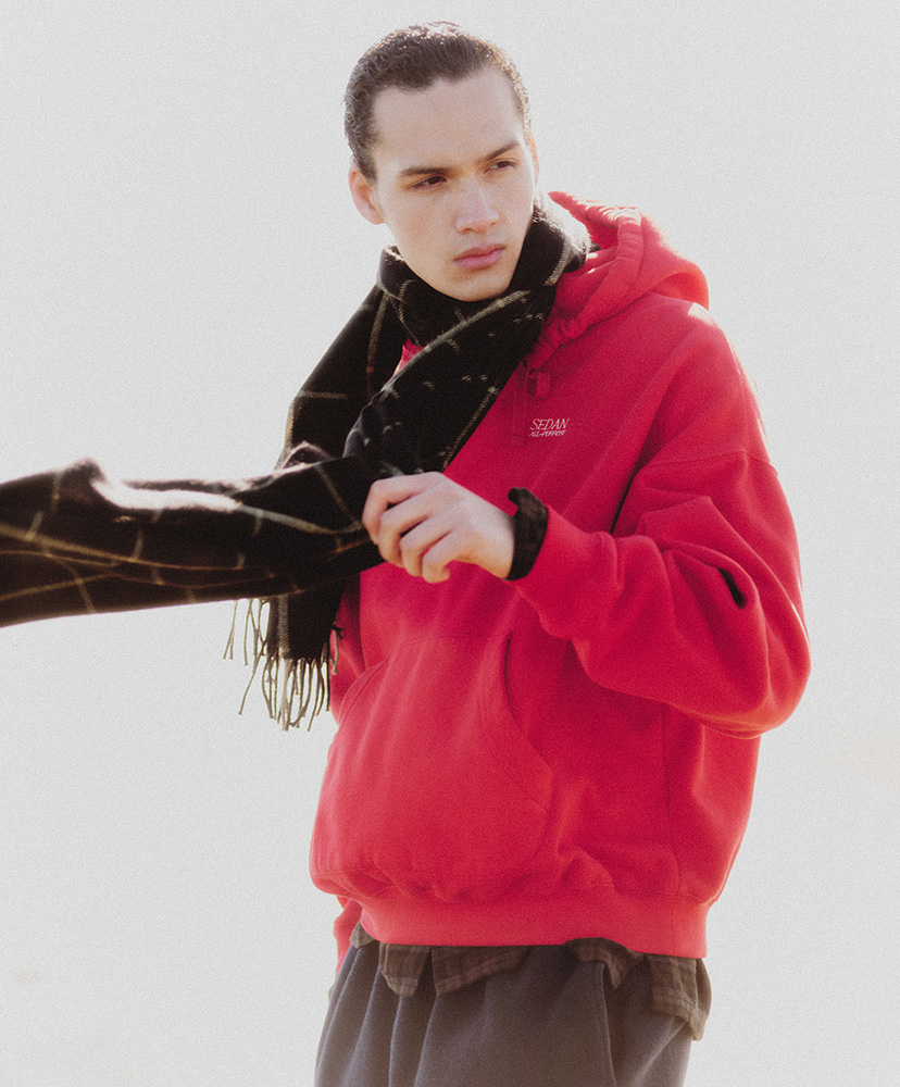 After Hoodie Red/レッド L(MEN)