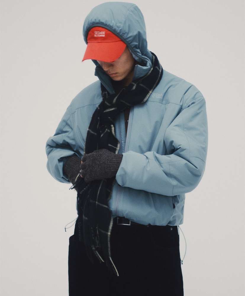 Strech Puff Hoodie Grey/グレー L(MEN)