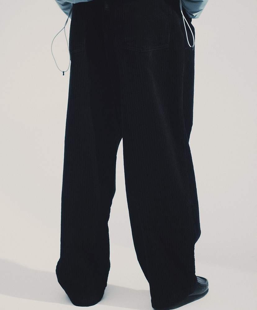 Corduroy Baggy Jeans Black/ブラック L(MEN)