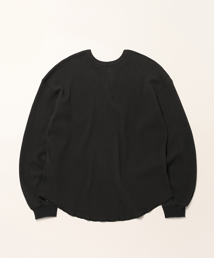 Thermal Henley Long-sleeve Shirt Black/ブラック L(MEN)