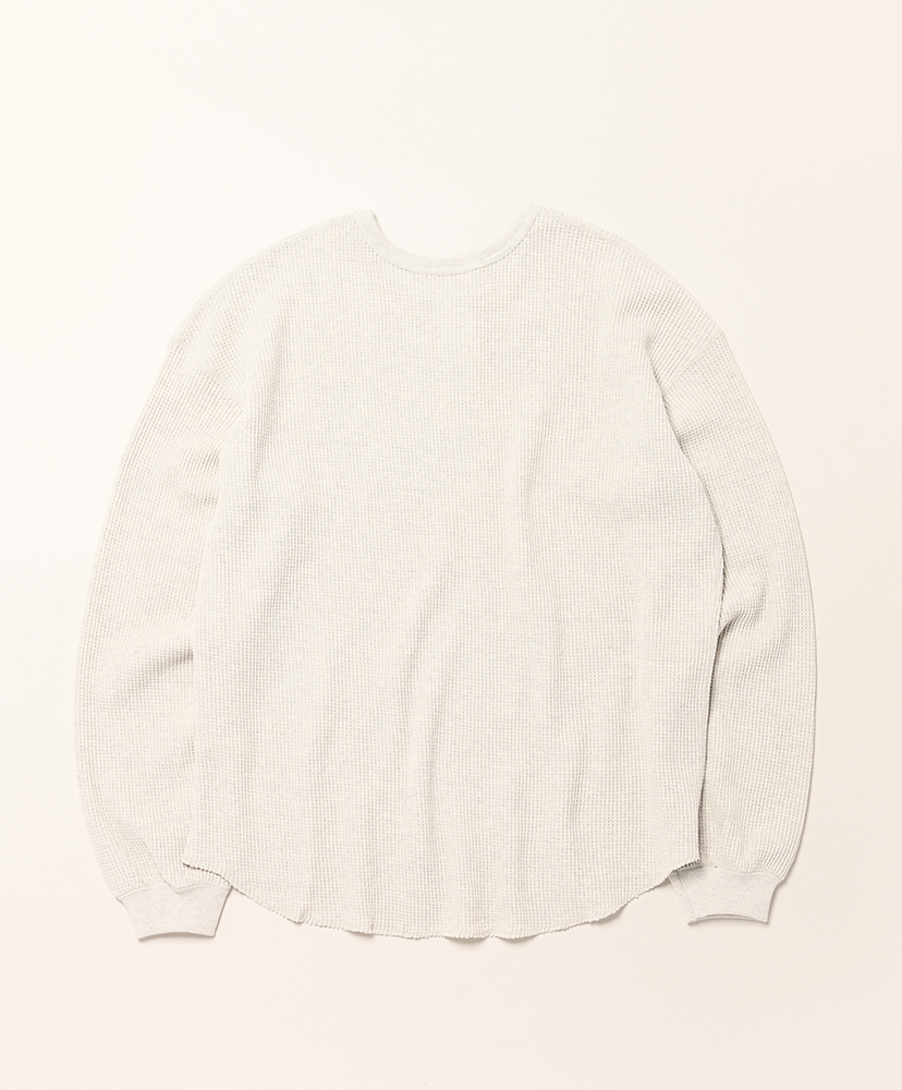 Thermal Henley Long-sleeve Shirt Oatmeal/オートミール L(MEN)