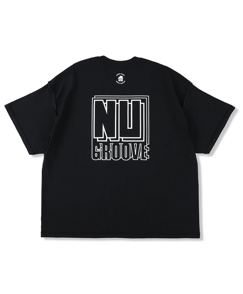 NU GROOVE T-shirt  (Left Chest) Black/ブラック ONE(MEN)