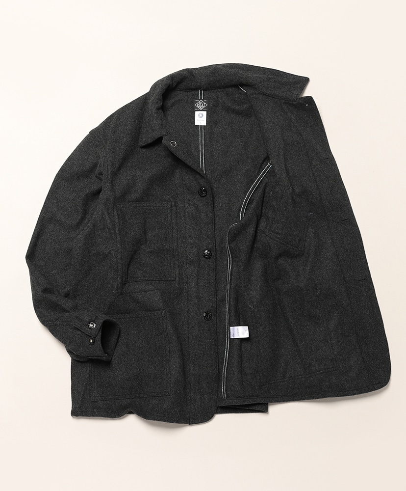 SWEETBEAR 3 : wool melton Charcoal/チャコール L(MEN)