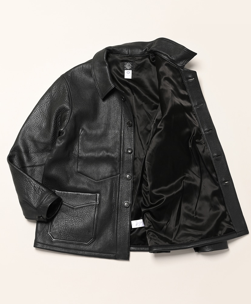 Pos Travail 3 - Deerskin Black Black/ブラック L(MEN)