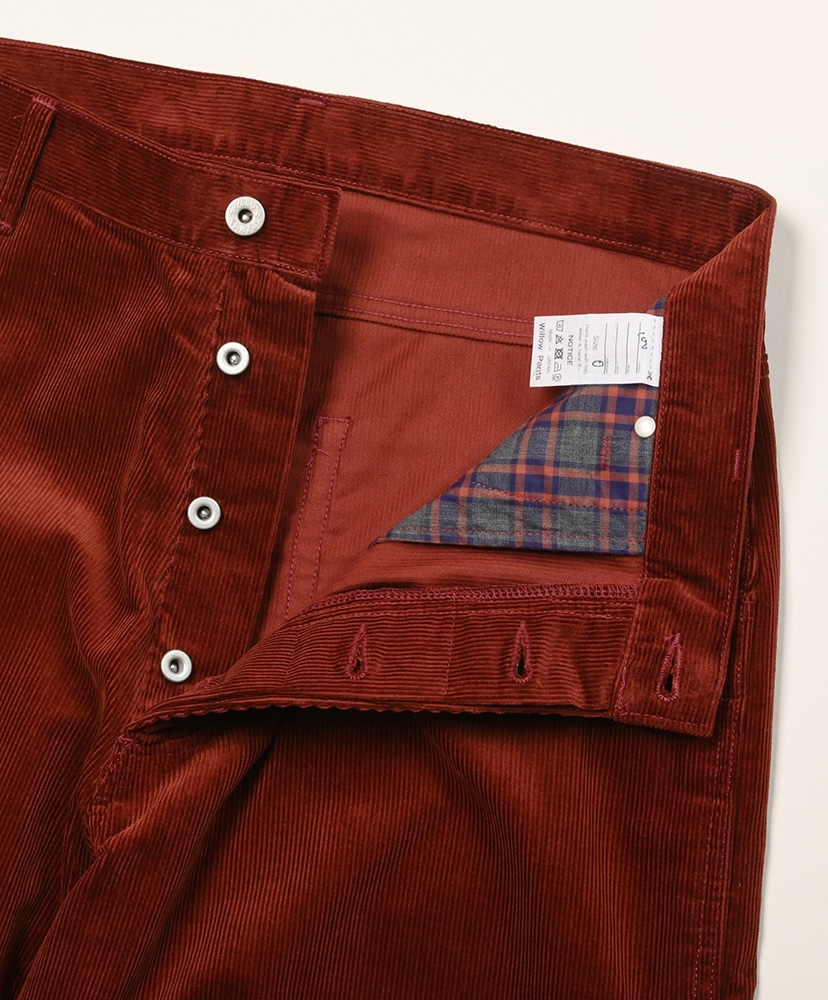 P-018 Corduroy Burgundy/バーガンディ 0(MEN)