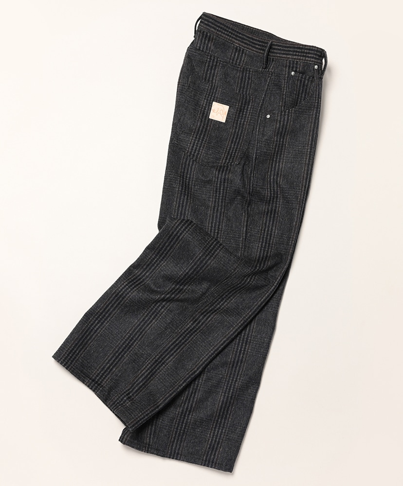P-018 Check Charcoal/チャコール 0(MEN)