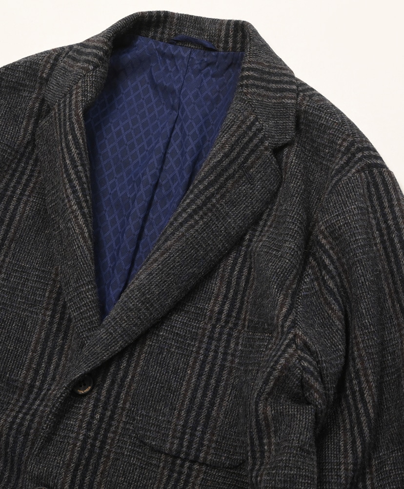 P-032 Check Charcoal/チャコール 0(MEN)