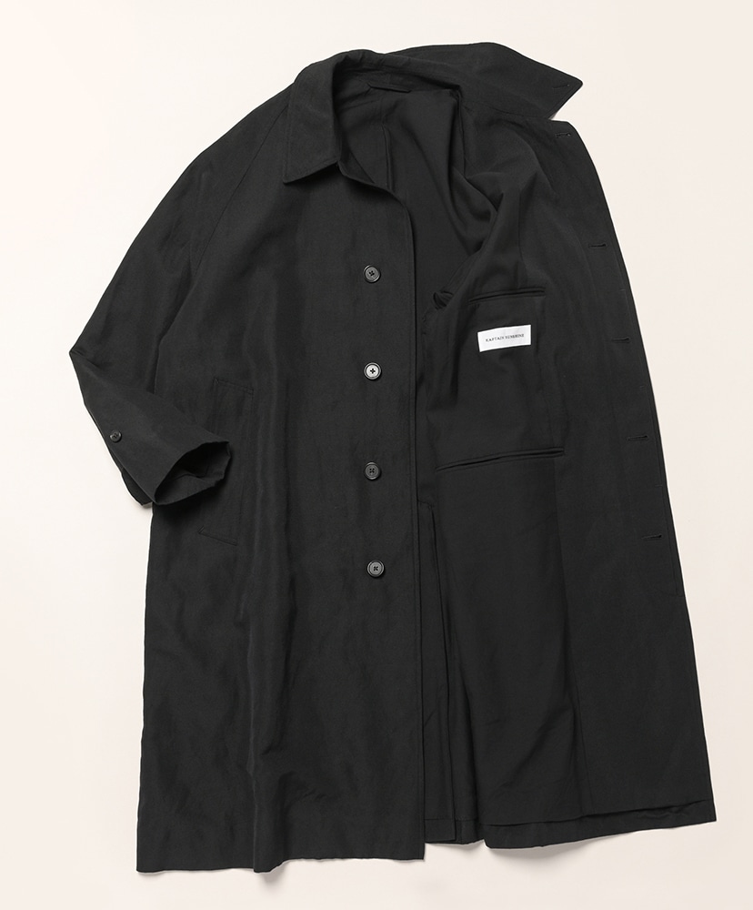 Cashmere Linen Walker Coat Black/ブラック 2(MEN)
