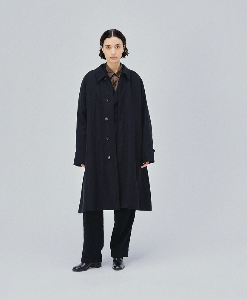 Cashmere Linen Walker Coat Black/ブラック 2(MEN)