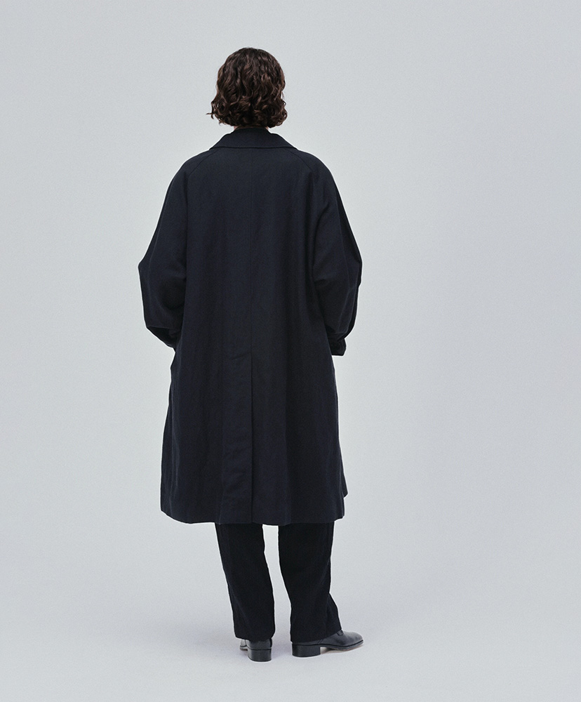Cashmere Linen Walker Coat Black/ブラック 2(MEN)
