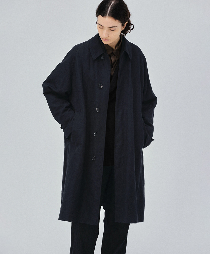 Cashmere Linen Walker Coat Black/ブラック 2(MEN)