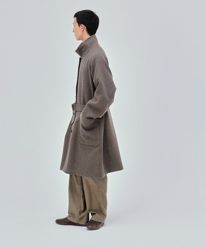 Stand Collar Coat Moss/モス 3(MEN)