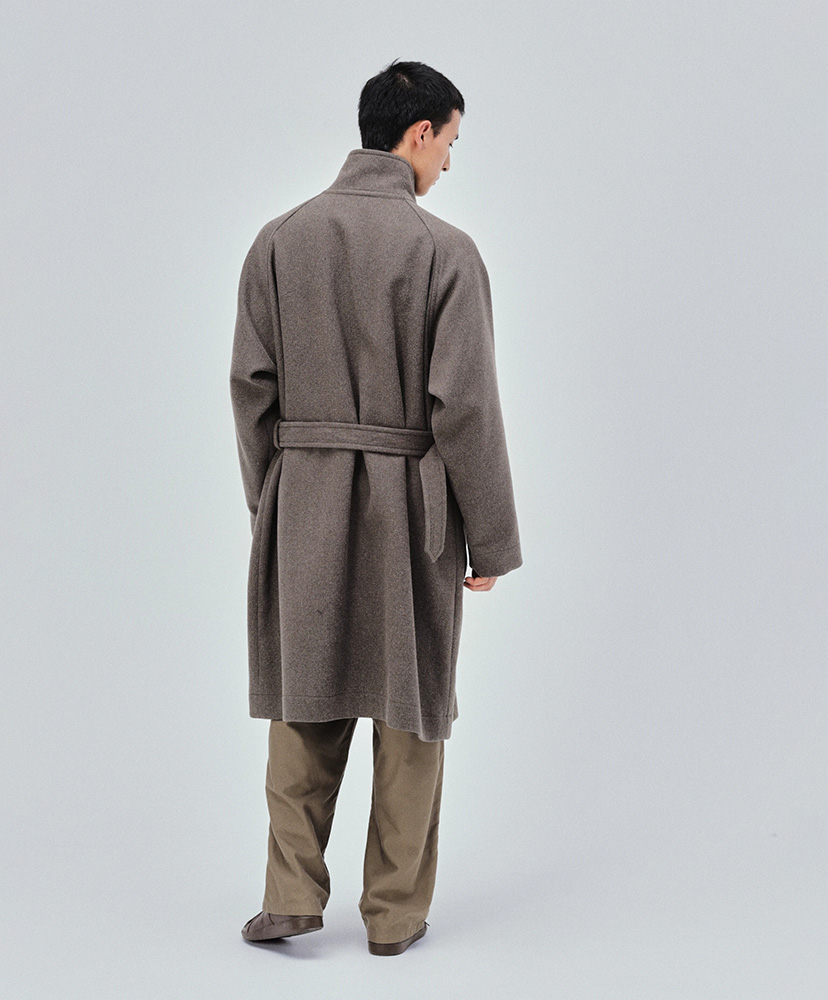 Stand Collar Coat Moss/モス 3(MEN)