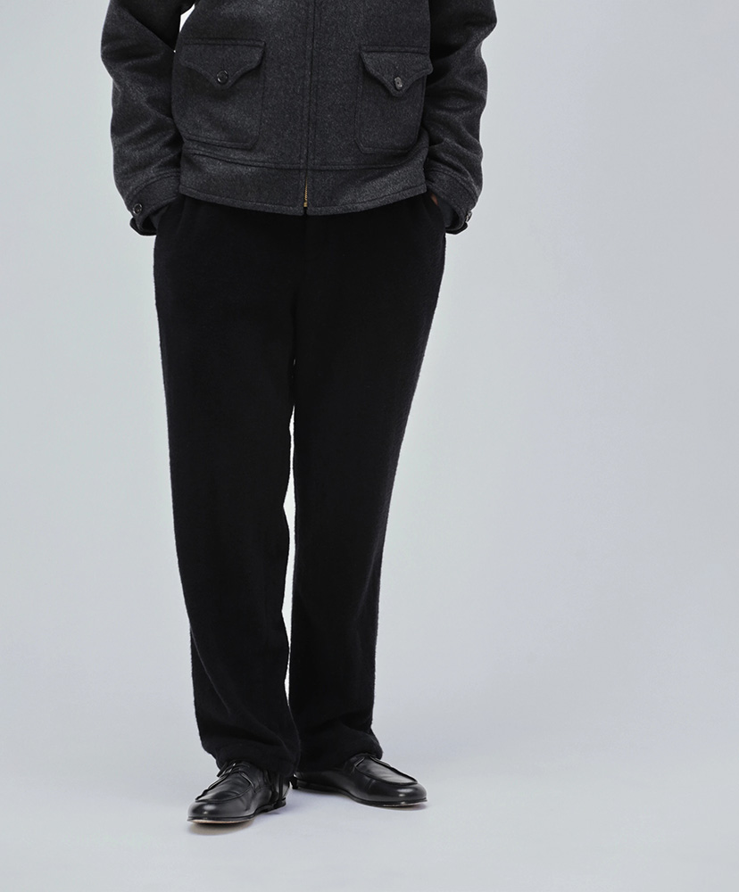 Silk Wool Fleece Pants Black/ブラック 2(MEN)
